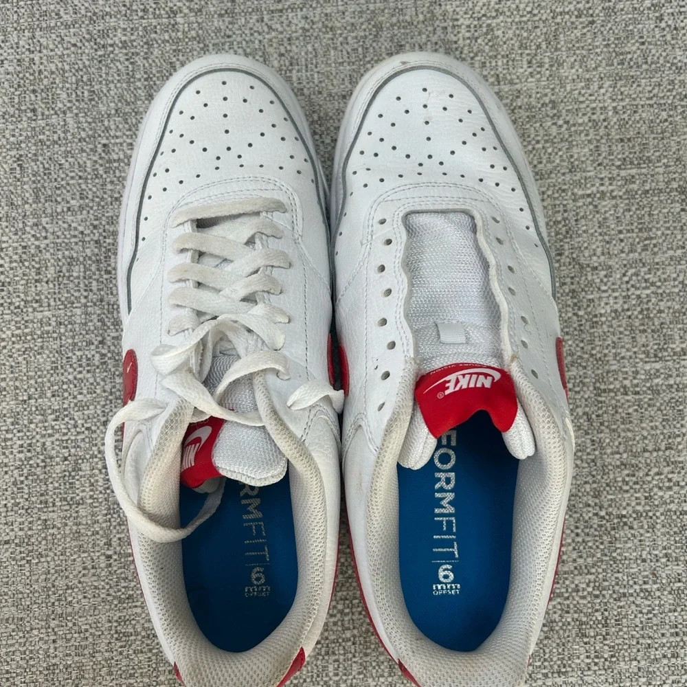 Nike Red and White Athletic Shoes - Picture 6 of 6